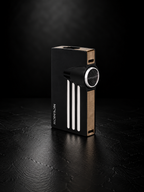 Orion Twin Pinpoint Lighter with Punch - Black Matte & Chrome