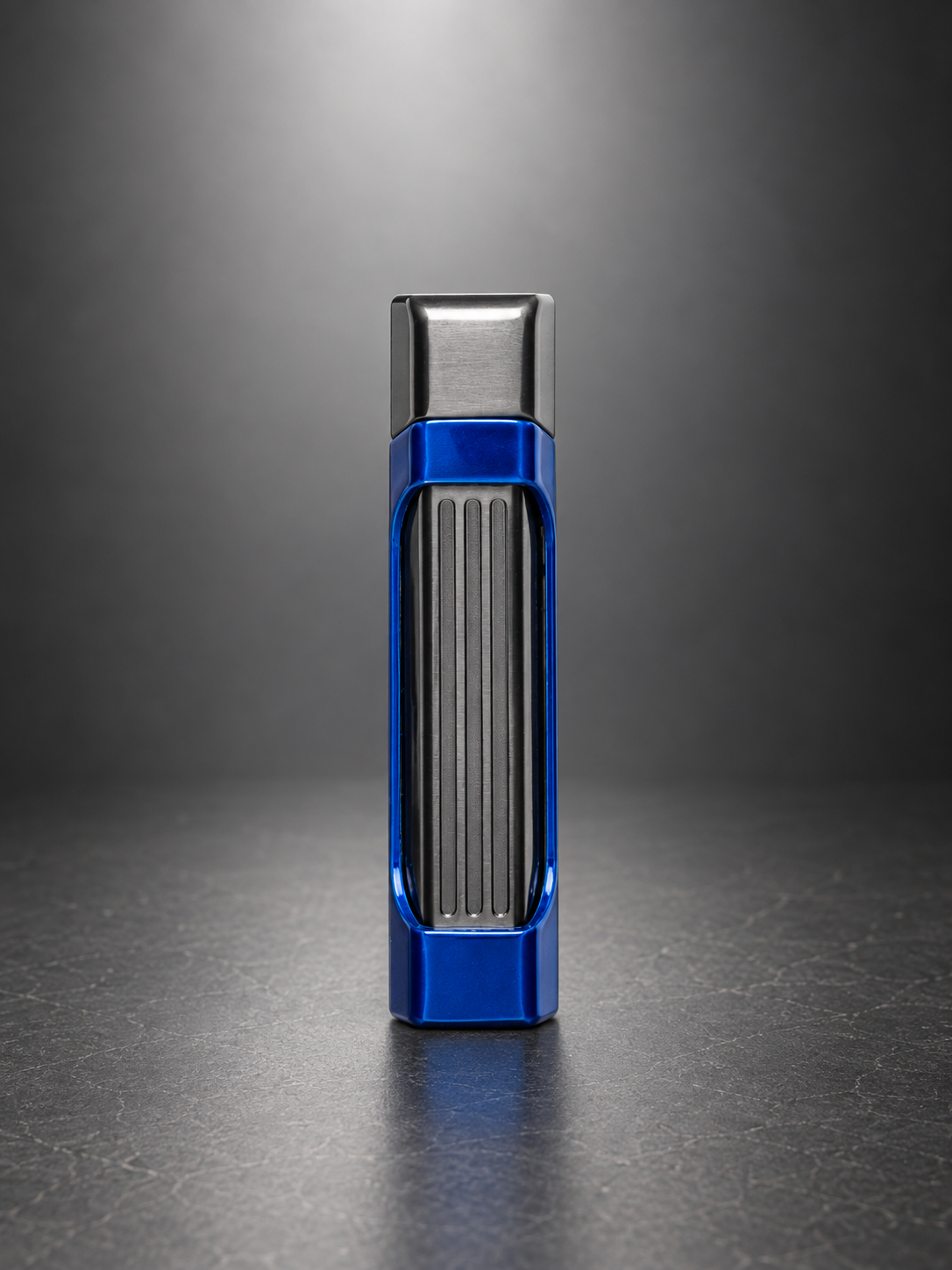 Palió Antares side squeeze lighter, blue