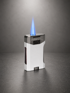 Palió Antares side squeeze lighter, silver