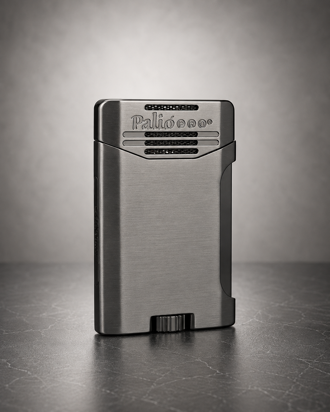 Palió Antares side squeeze lighter, gunmetal