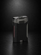 Palió Antares side squeeze lighter, silver