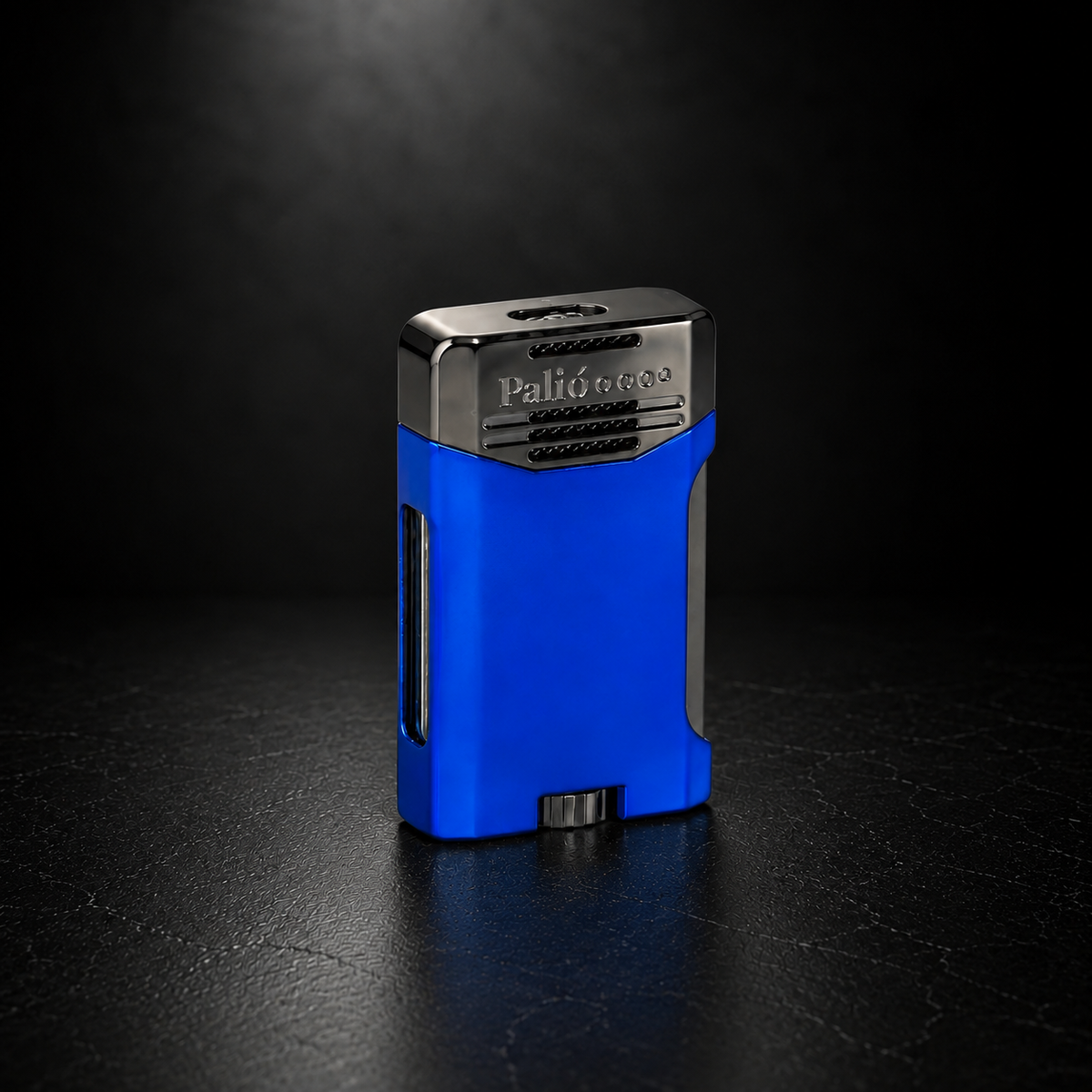Palió Antares side squeeze lighter, blue
